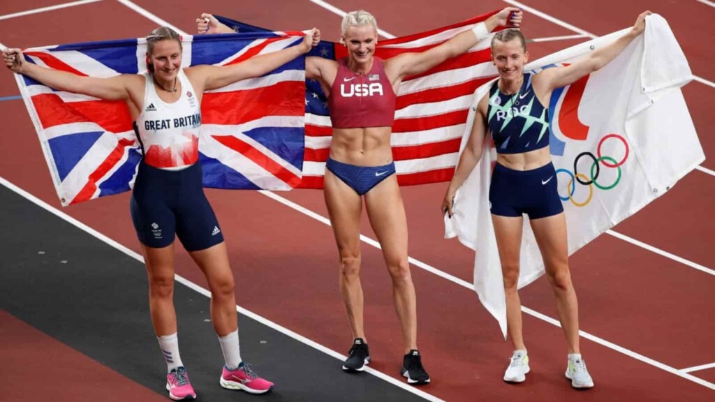 Holly Bradshaw, Katie Nageotte and Anzhelika Siderova