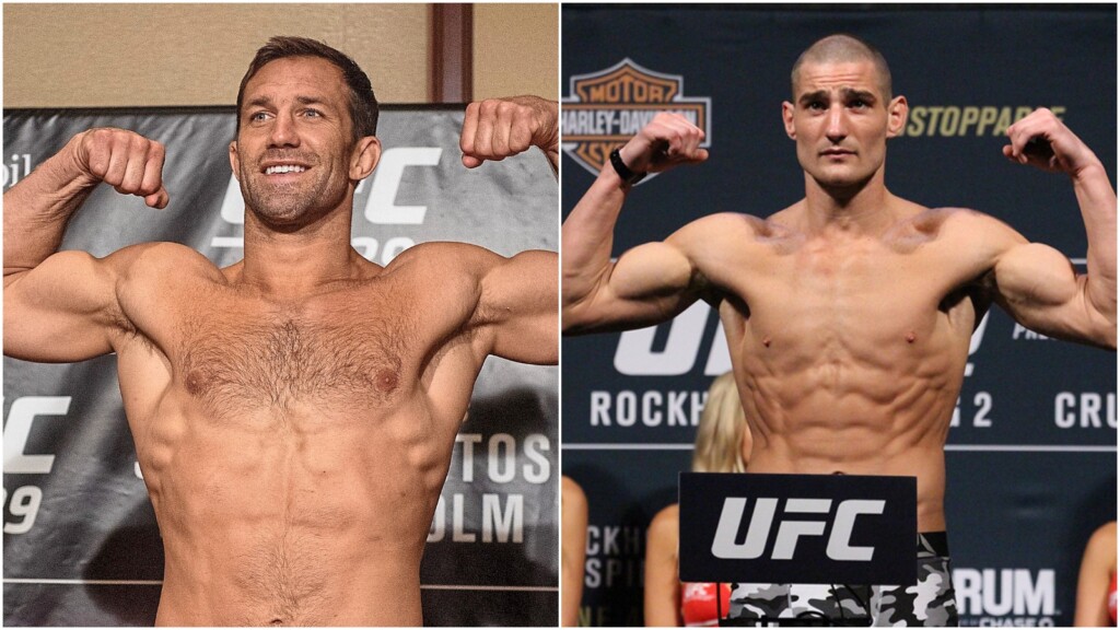 Luke Rockhold and Sean Strickland