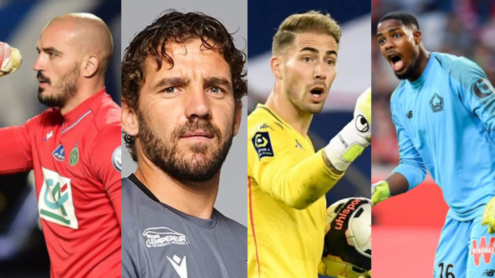 Who are the current top 5 French goalkeepers in Ligue 1?