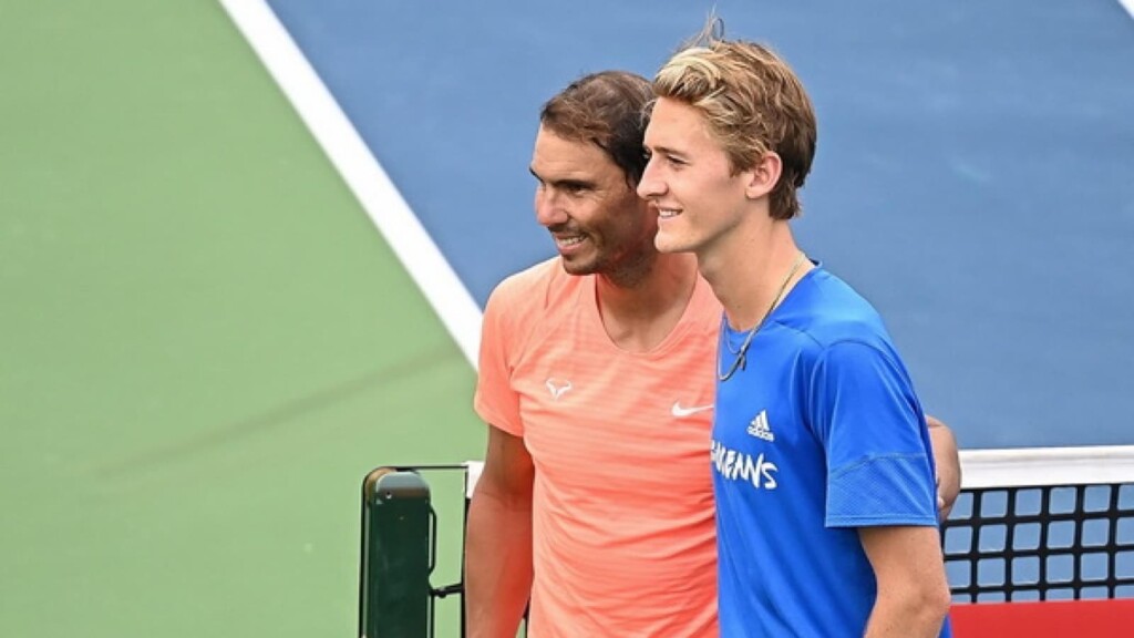 Rafael Nadal and Sebastian Korda