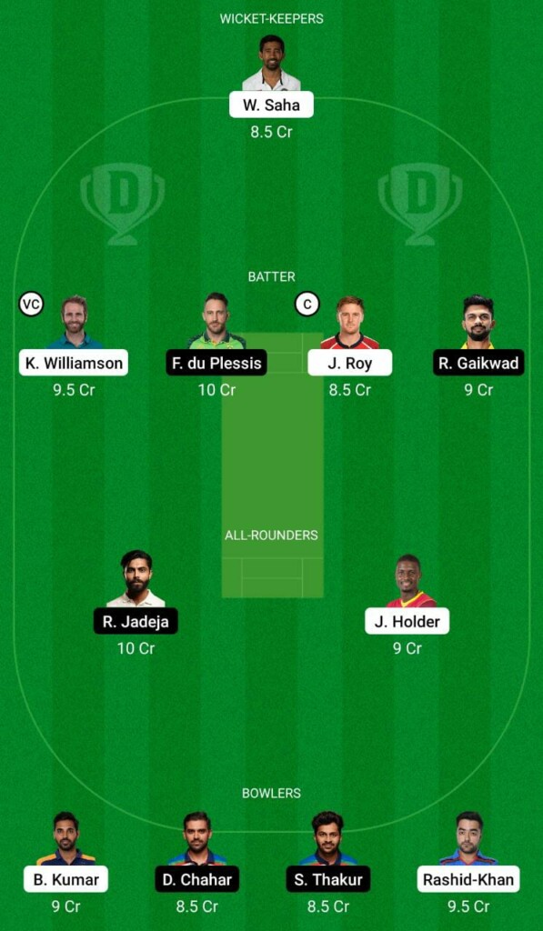 SRH vs CSK Dream11