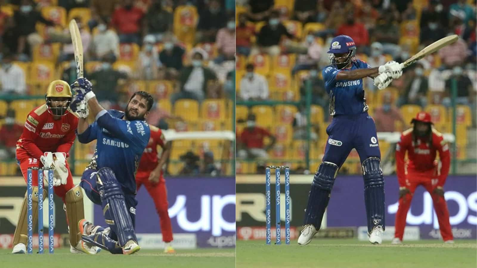 IPL 2021: Saurabh Tiwary and Hardik Pandya take Mumbai Indians home in a must-win match against Punjab Kings