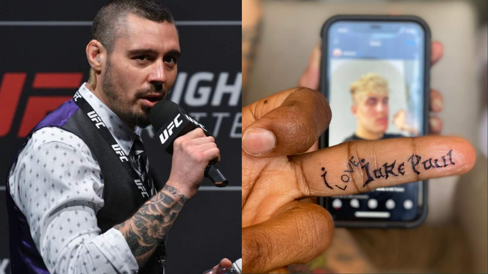 “Anyone who has a tattoo knows that’s not a tattoo,” Dan Hardy got engaged with Tyron Woodley after he calls out his “Jake Paul tattoo” fake