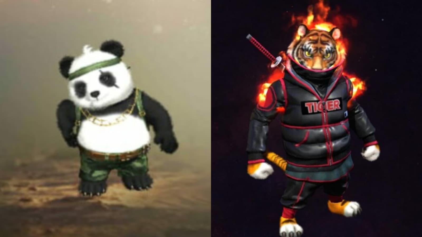 Sensei Tig vs Detective Panda: Which Pet Is Better In Free Fire For September 2021?