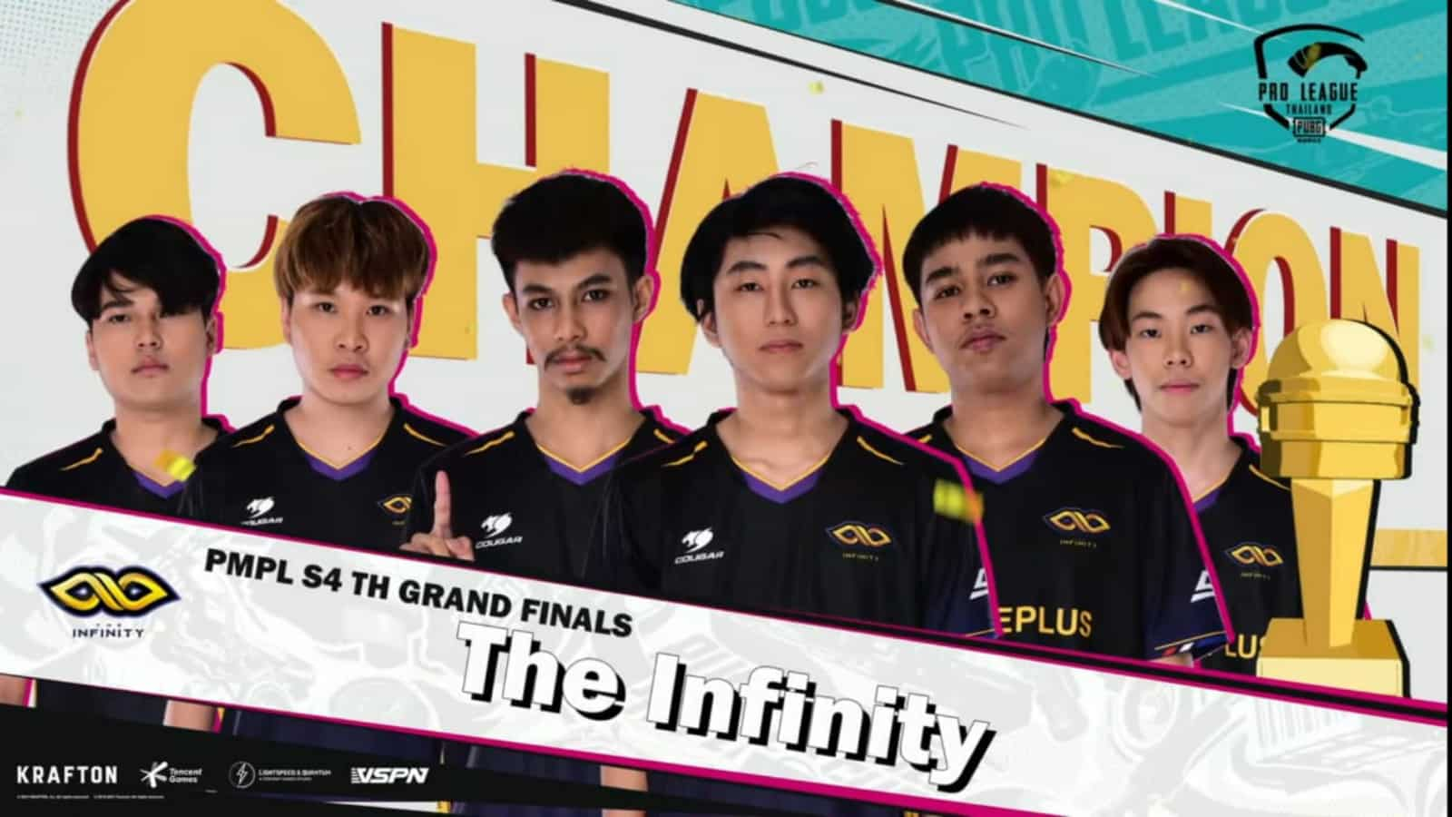 Team Infinity qualifies for PMGC 2021 by winning PMPL Season 4 Thailand