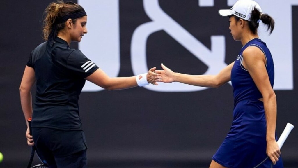 Sania Mirza and Shuai Zhang