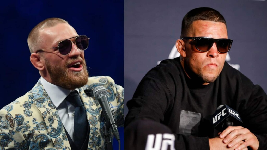 Conor McGregor and Nate Diaz