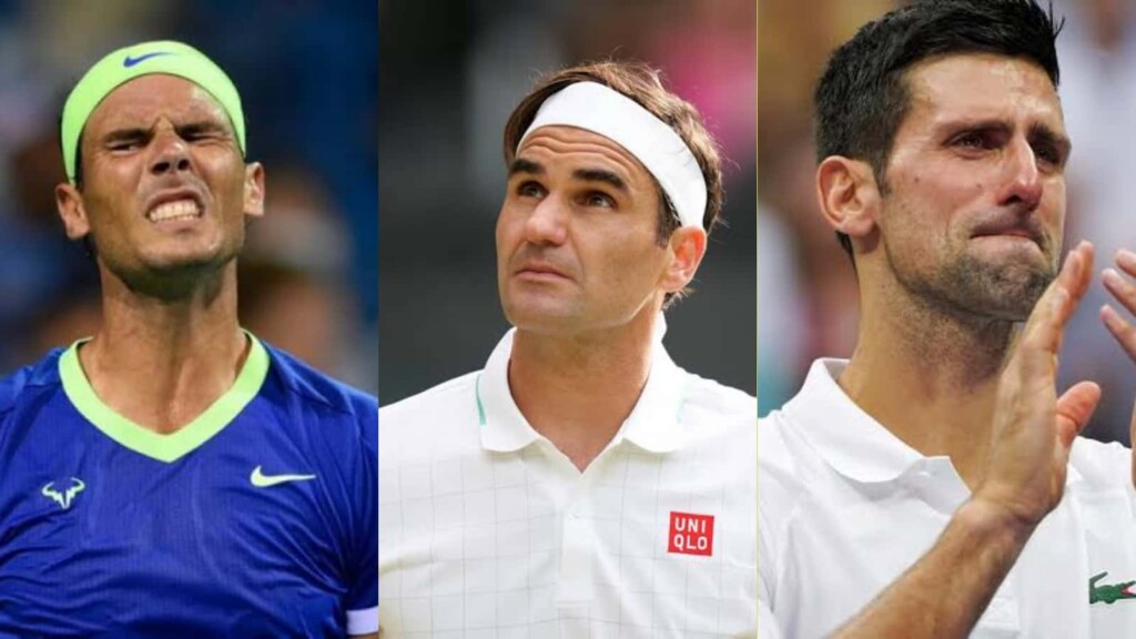 Rafael Nadal, Roger Federer and Novak Djokovic