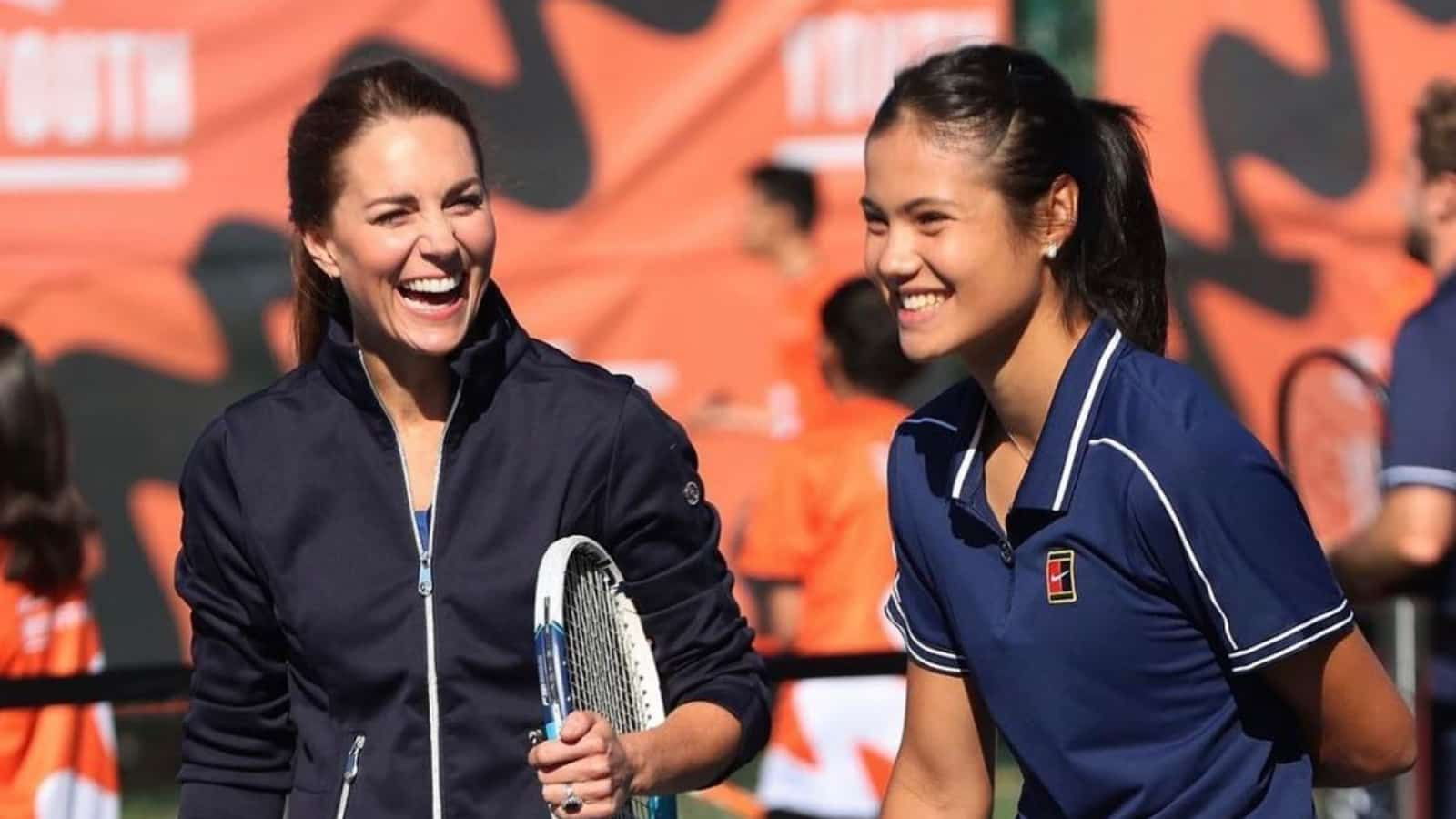 In Pics: Emma Raducanu hits the court with British royal Kate Middleton!