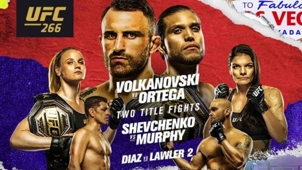 UFC 266 Full Fight Card