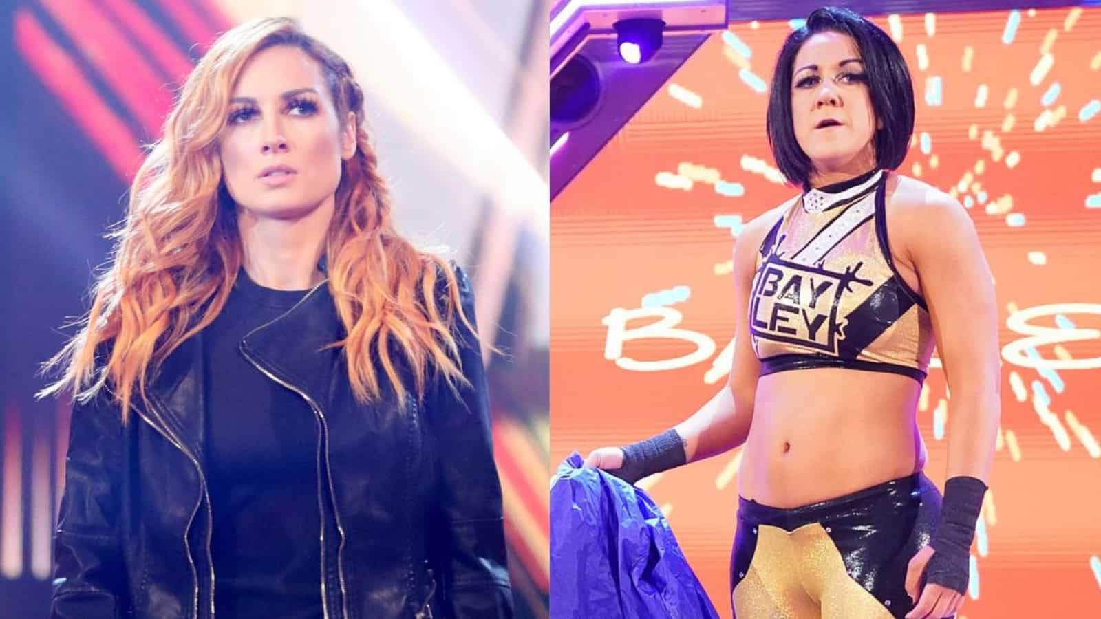 Smackdown Women’s Champion Becky Lynch reacts to a potential feud with Bayley