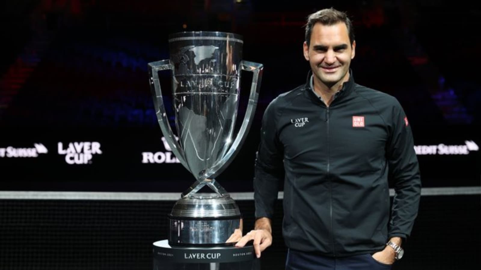 ‘Hello Boston!!!’ Roger Federer arrives at the 2021 Laver Cup