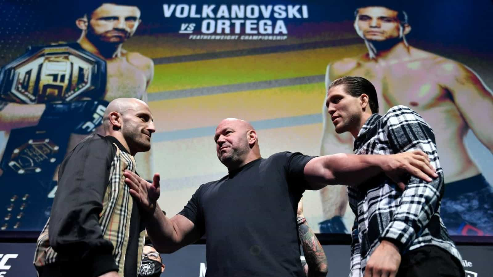 “You’re a f*cking drug cheat,” Alexander Volkanovski brings up a shameful memory from Brian Ortega’s past!