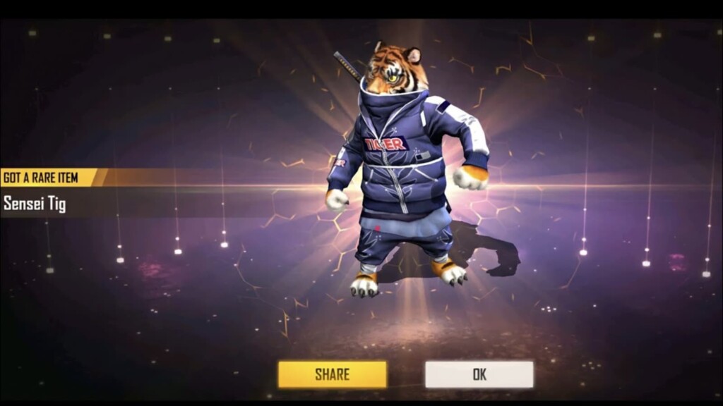 free fire sensei tig pet ability