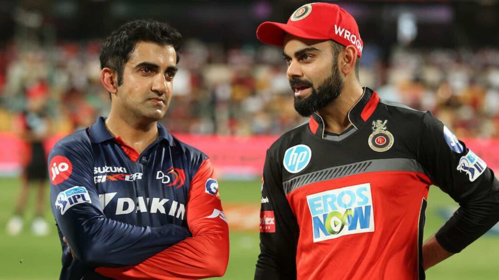 Gautam Gambhir and Virat Kohli