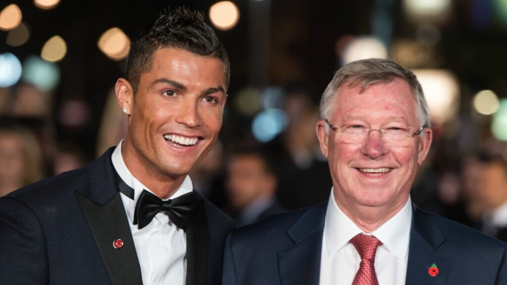 Sir Alex Ferguson and Cristiano Ronaldo