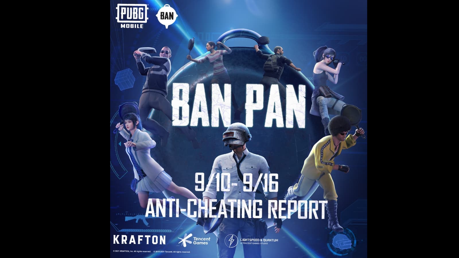 PUBG Mobile ban pan: The anti-cheat system bans 942,345 accounts this week