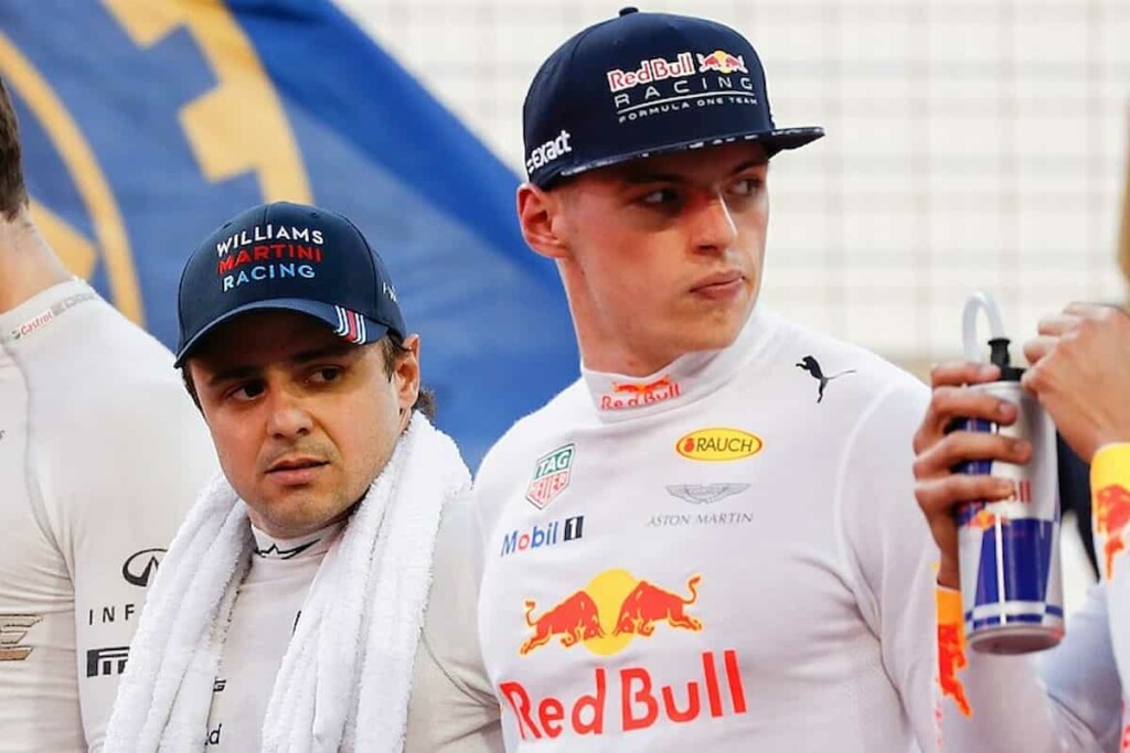 Felipe Massa and Max Verstappen