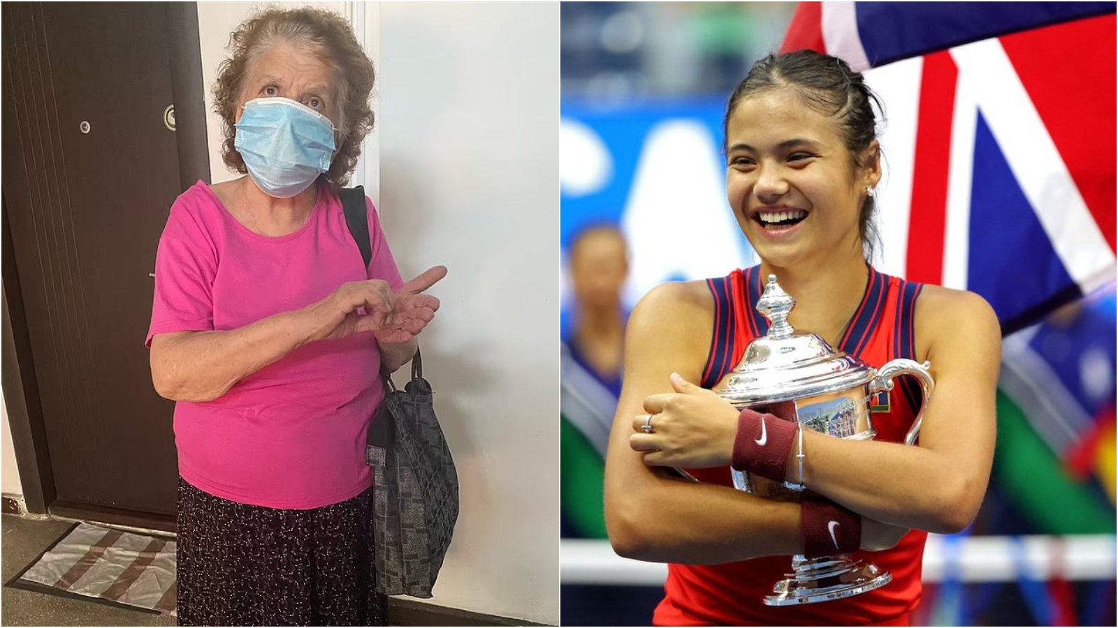 “The night she won the U.S. Open, I couldn’t watch because my heart couldn’t take it” says Emma Raducanu’s grandmother Niculina Raducanu