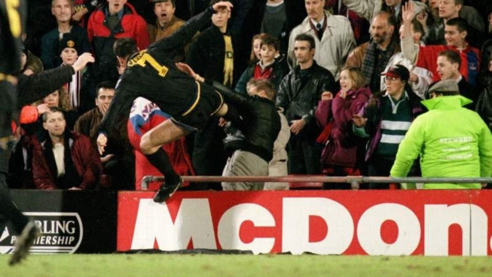 Sir Alex Ferguson’s reaction to Eric Cantona’s famous ‘kung-fu’ kick