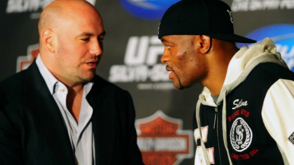 Anderson Silva and Dana White