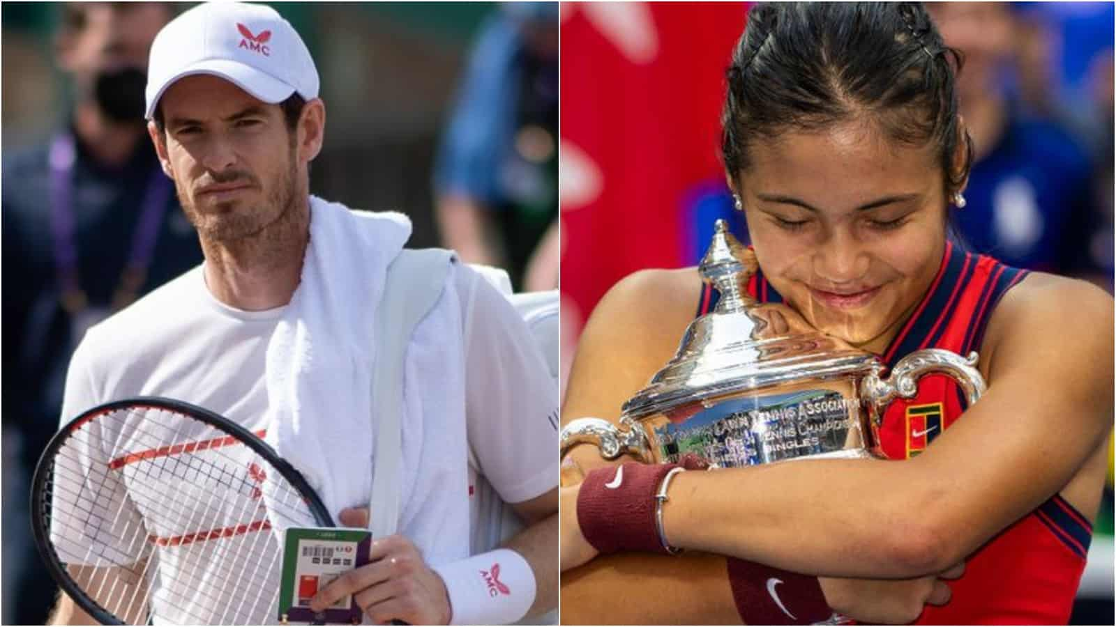 FANTASTIC PERSONALITY! Andy Murray heaps praise on Emma Raducanu for a superb 2021 season!