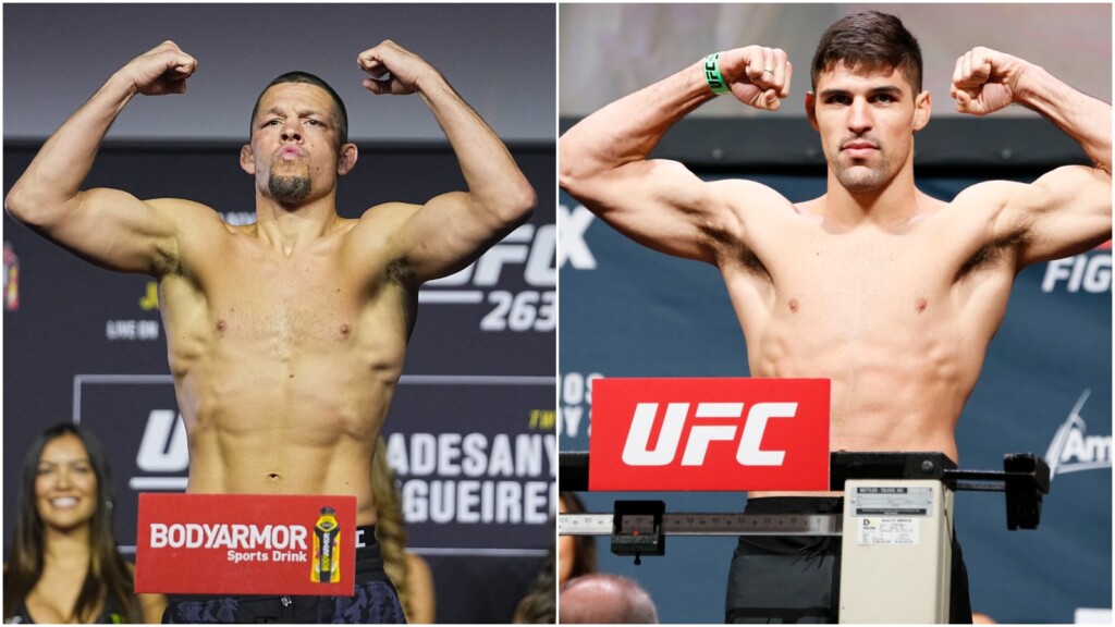 Nate Diaz and Vicente Luque