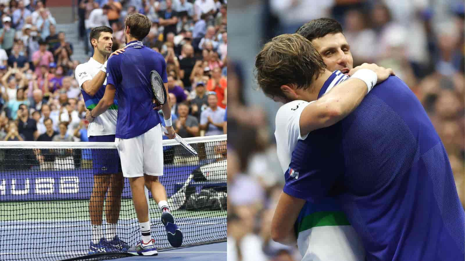 ‘To me you’re the greatest player of history,’ Daniil Medvedev lauds Novak Djokovic after his US Open triumph