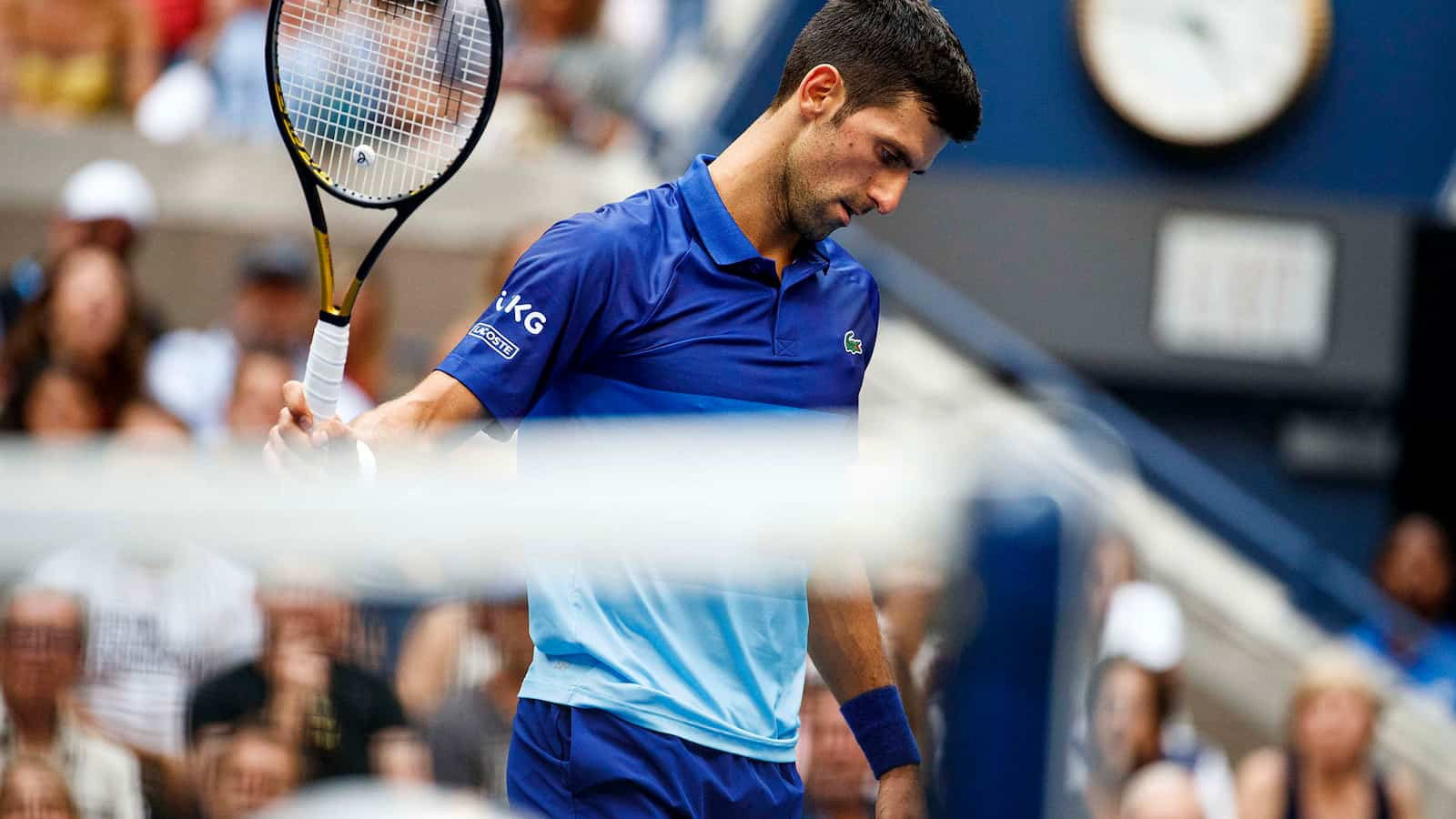 Novak Djokovic fined $5,000 after the US Open 2021 finals