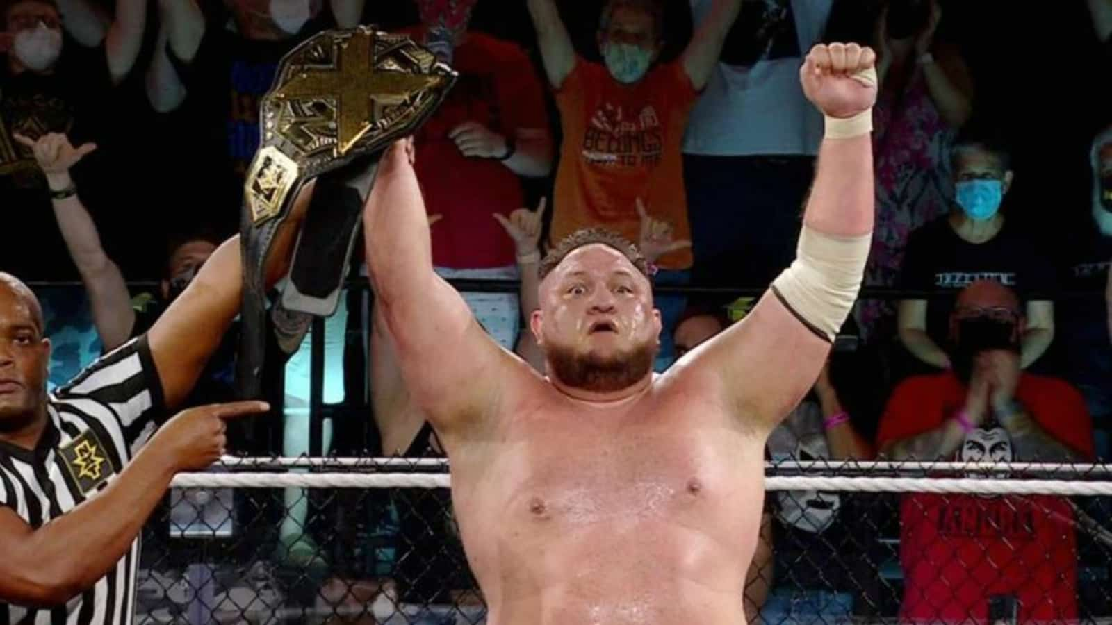 Samoa Joe sustains injury and relinquishes his NXT Championship