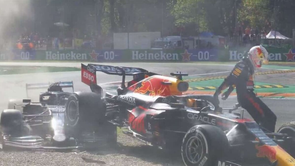 Lewis Hamilton-Max Verstappen Crash