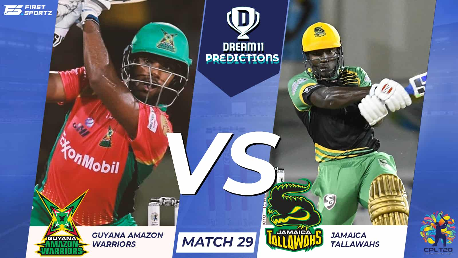 GUY vs JAM Dream11 Team Prediction, Fantasy Cricket Tips and Playing 11 Updates for CPL 2021