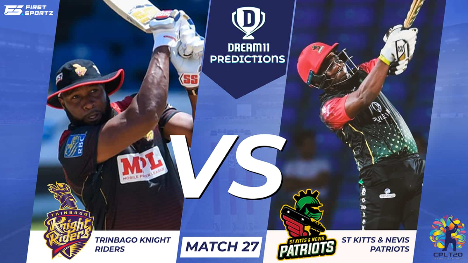 TKR vs SKN Dream11 Team Prediction, Fantasy Cricket Tips and Playing 11 Updates for CPL 2021