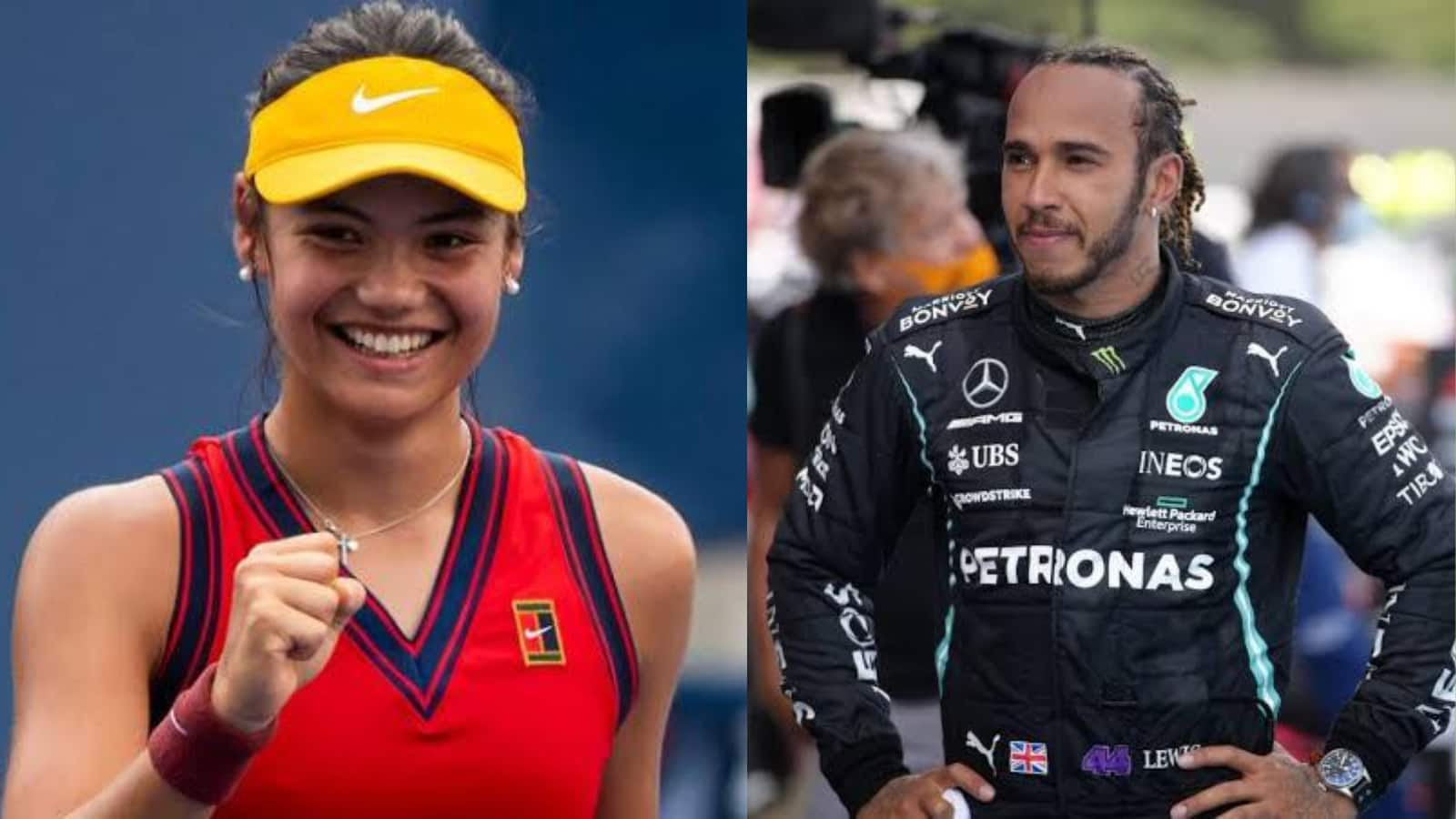 Mercedes Formula 1 Driver Lewis Hamilton Congratulates Emma Raducanu on Reaching the Finals of US Open