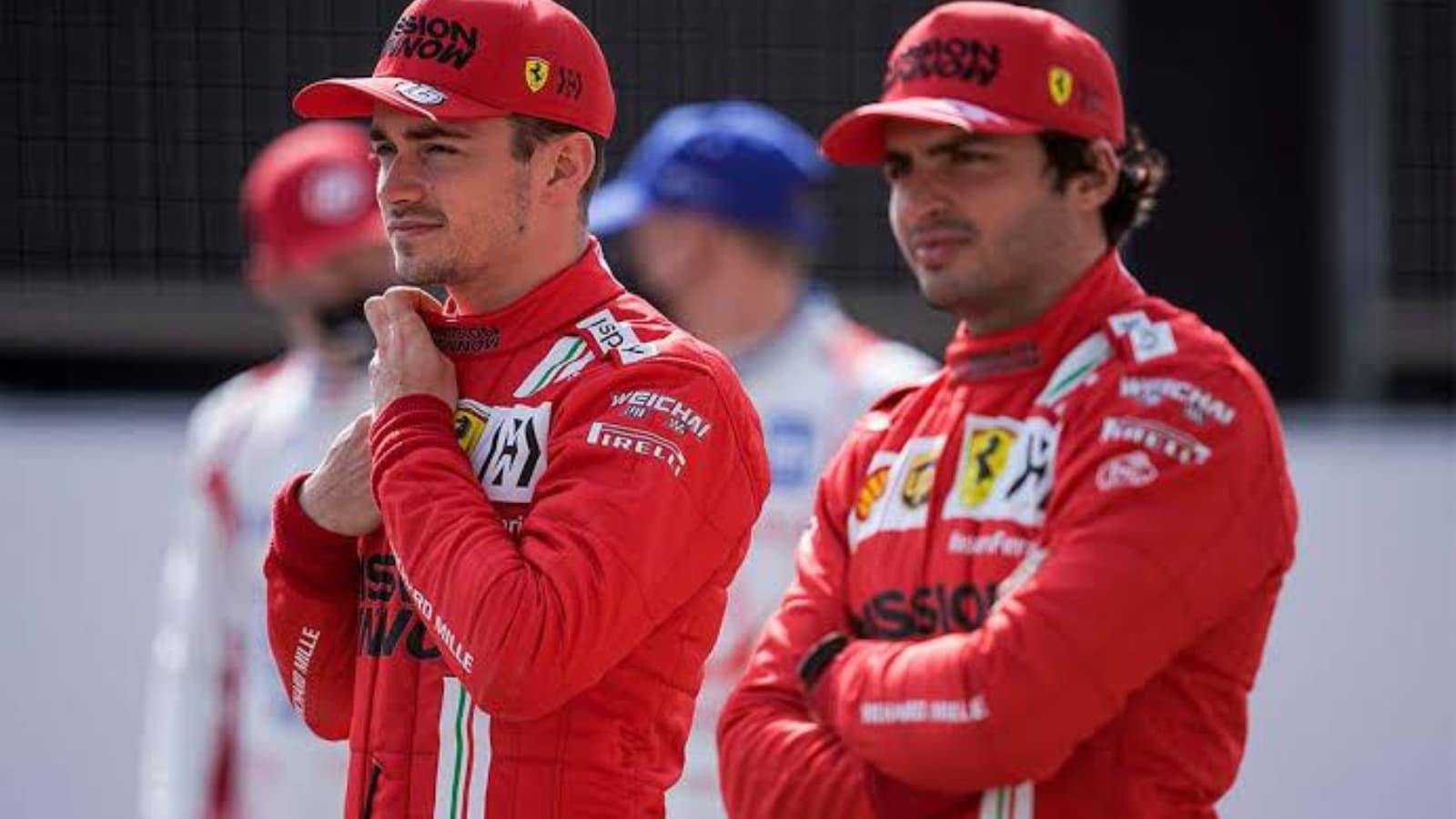 Charles Leclerc and Carlos Sainz