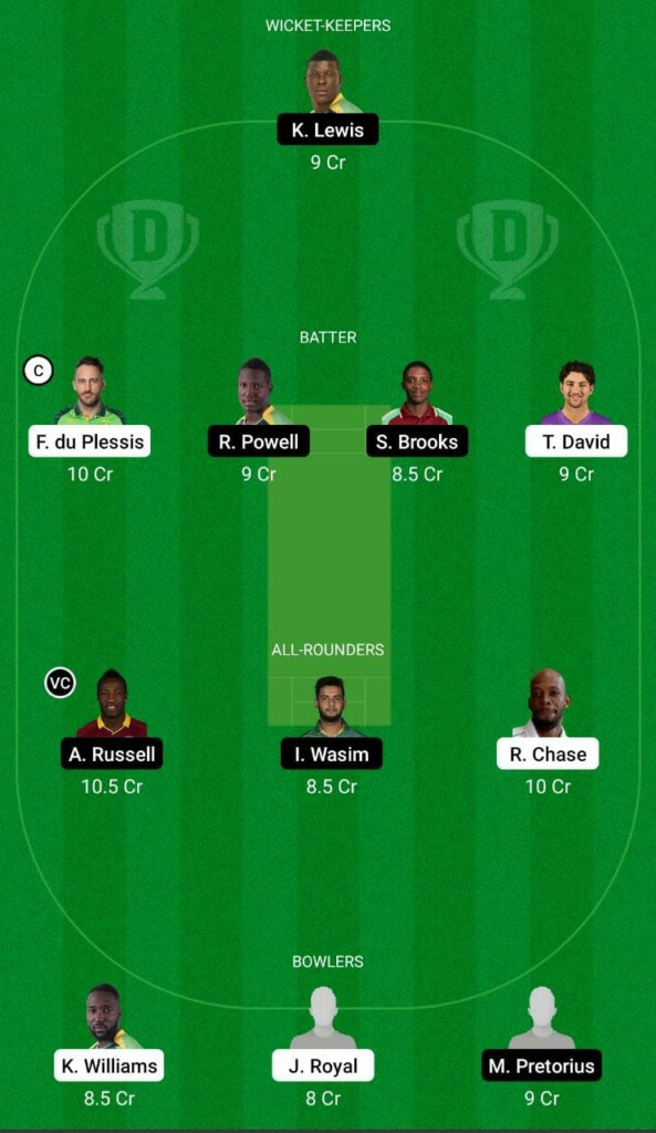 SLK vs JAM Dream11