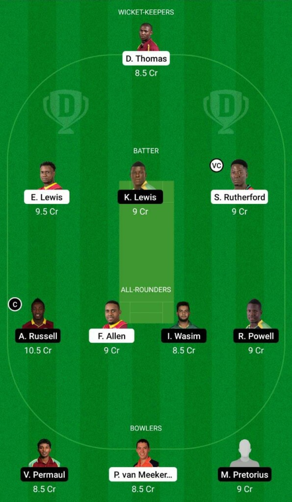 SKN vs JAM Dream11