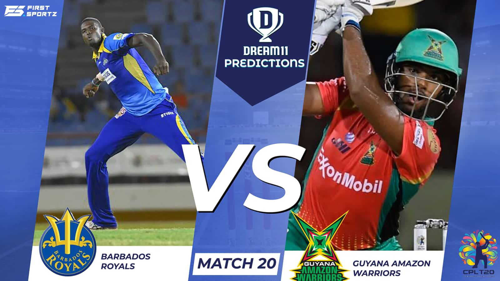 BR vs GUY Dream11 Team Prediction, Fantasy Cricket Tips and Playing 11 Updates for CPL 2021