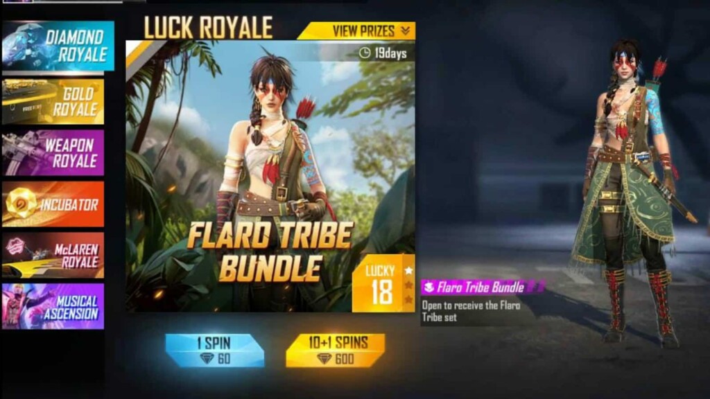 Flaro Tribe Bundle in Free Fire