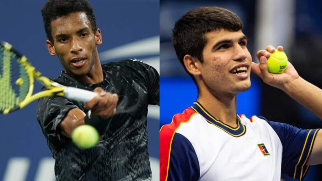 Felix Auger Aliassime and Carlos Alcaraz Garfia