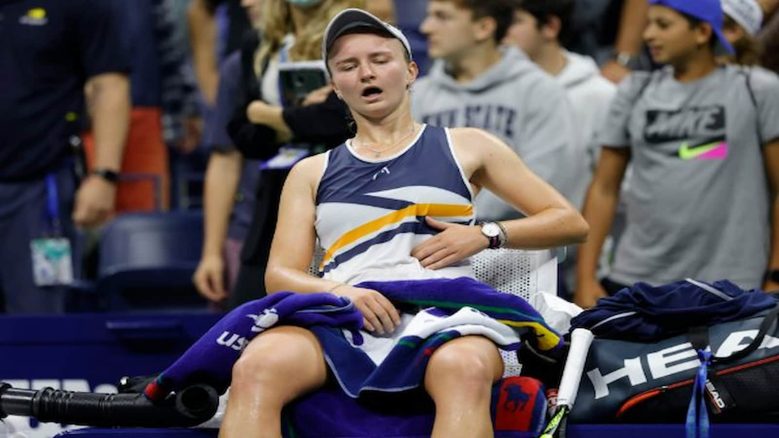 Barbora Krejcikova reveals why she took a medical timeout during fourth round win over Garbine Muguruza at US Open 2021