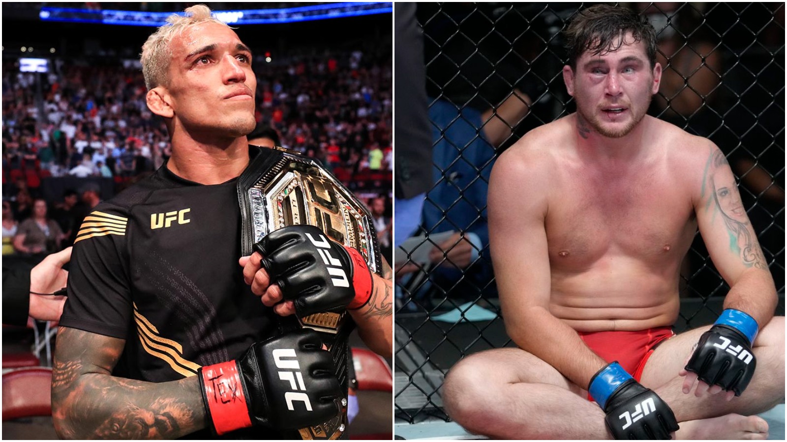 “We’re here my man”- Charles Oliveira and Derek Brunson send words of support for Darren Till following the Scouser’s defeat to Brunson