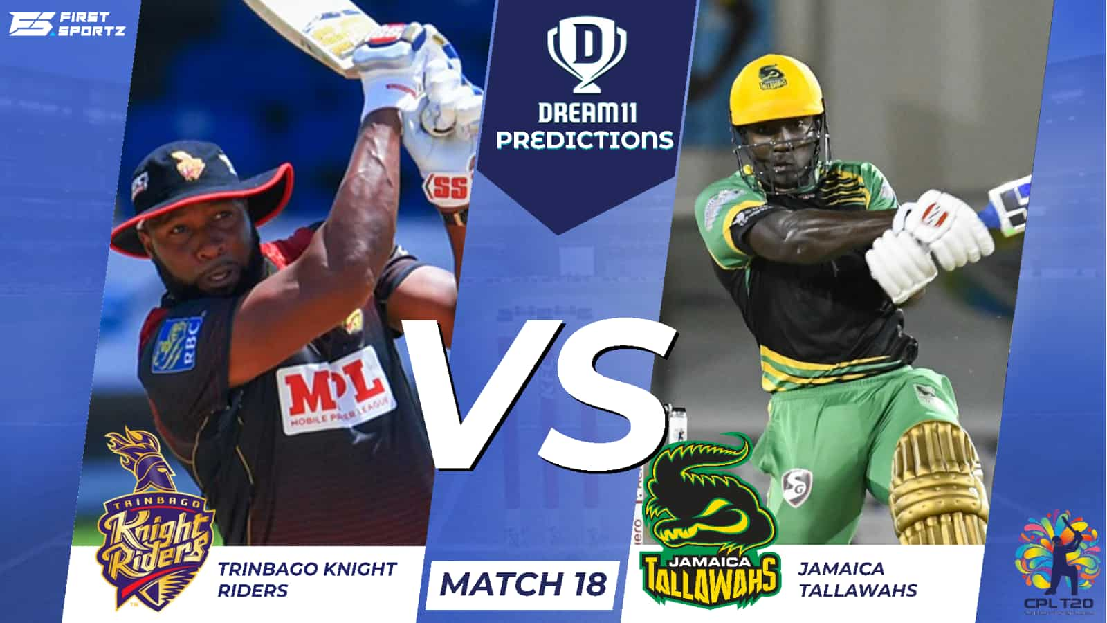 TKR vs JAM Dream11 Team Prediction, Fantasy Cricket Tips and Playing 11 Updates for CPL 2021