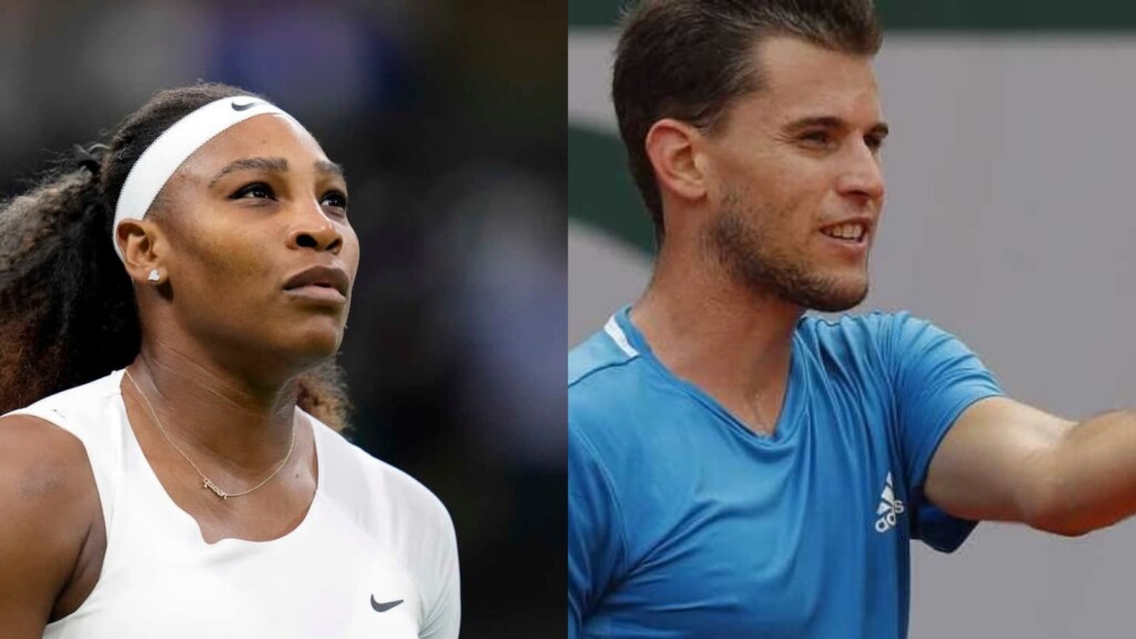 Dominic Thiem and Serena Williams