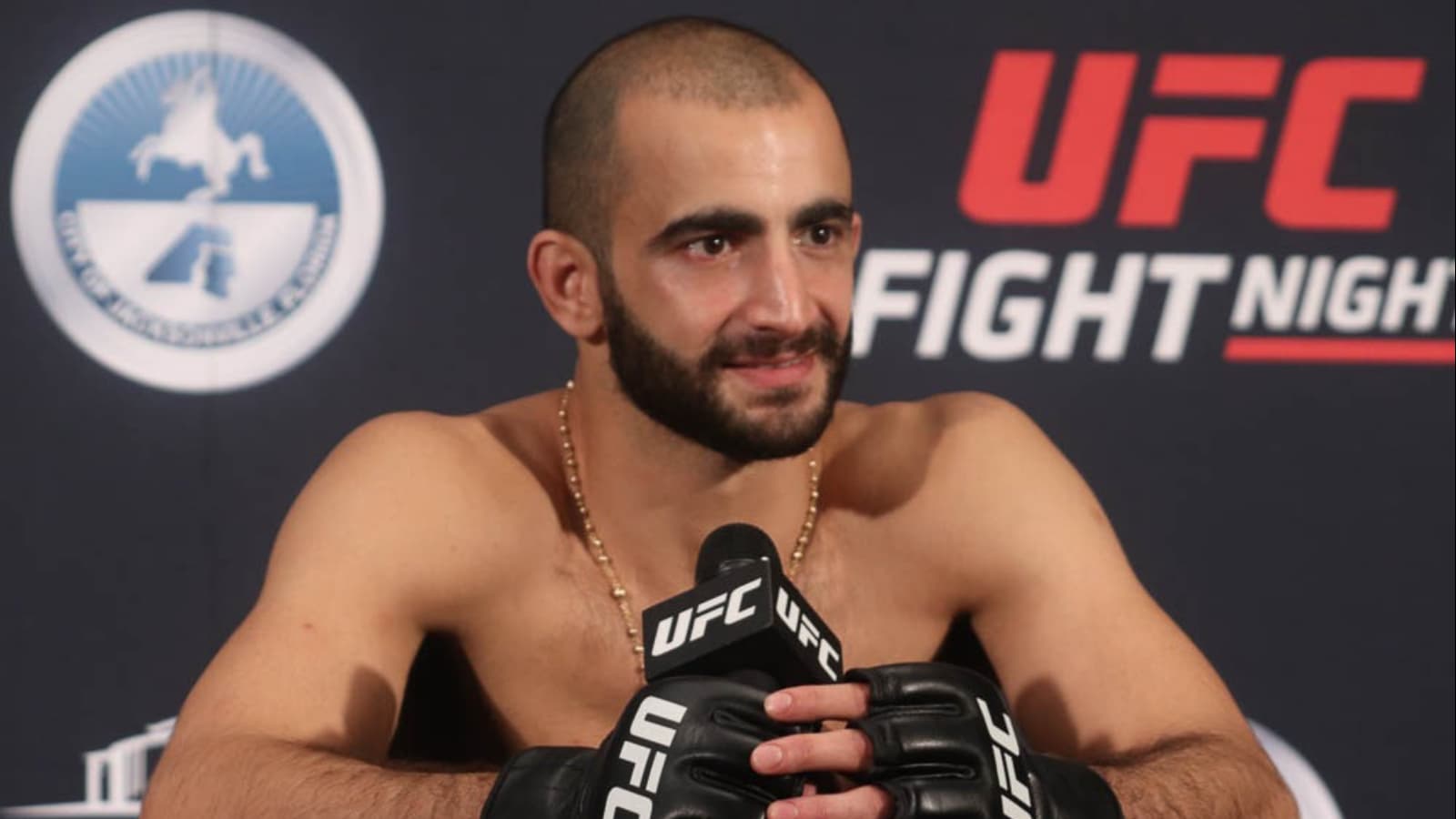 “I’m not happy with it,” Giga Chikadze isn’t happy about the change in featherweight rankings after he defeated Edson Barboza