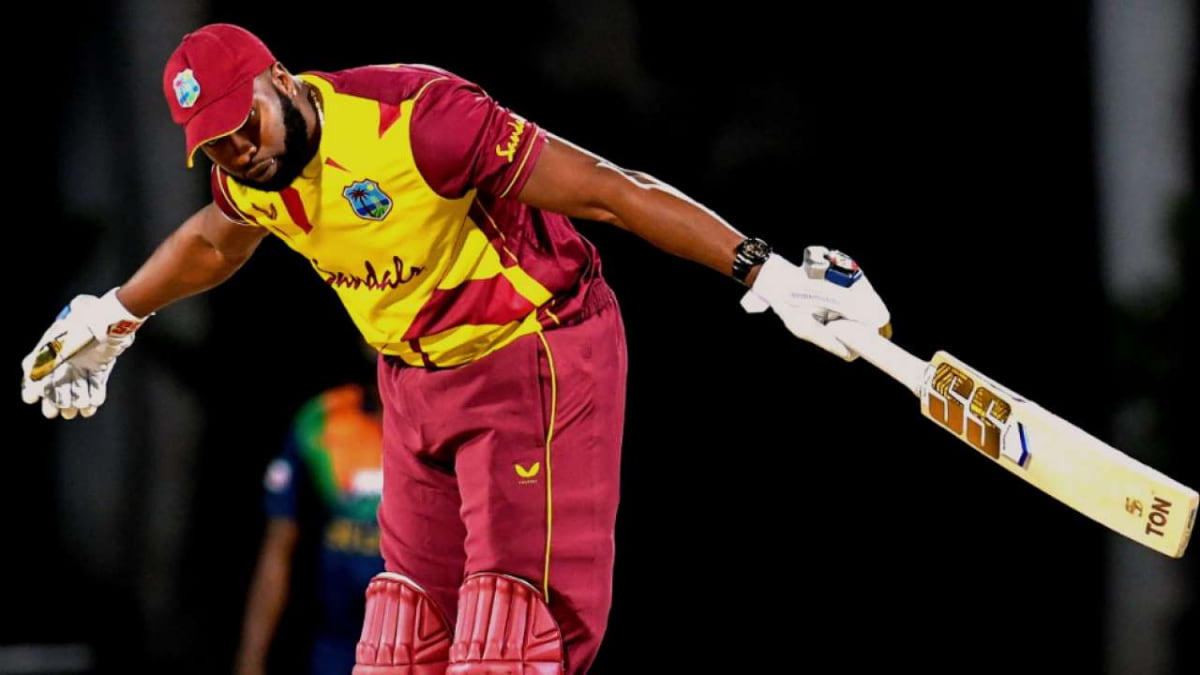 Watch: Kieron Pollard walks away from the field after being upset with umpire’s decision over wide ball