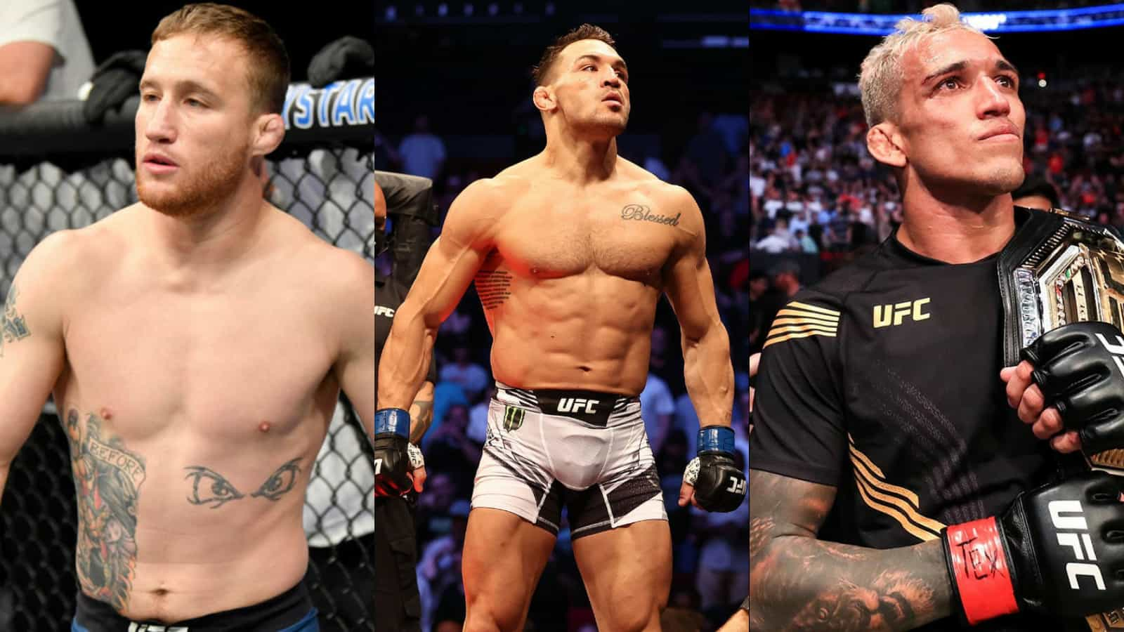 Justin Gaethje states the title match between Michael Chandler and Charles Oliveira turned the lightweight belt into a laughing stock