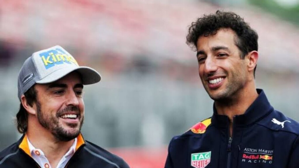 Fernando Alonso and Daniel Ricciardo