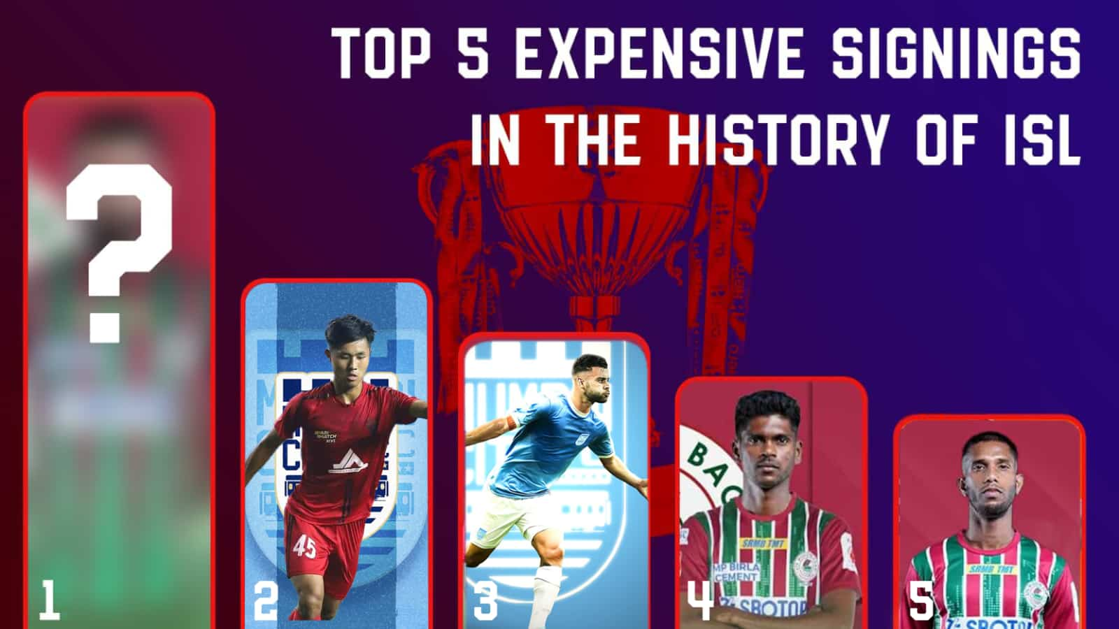 ISL: 5 Most Expensive signings in the history of the league