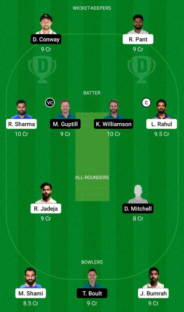 IND vs NZ Dream11